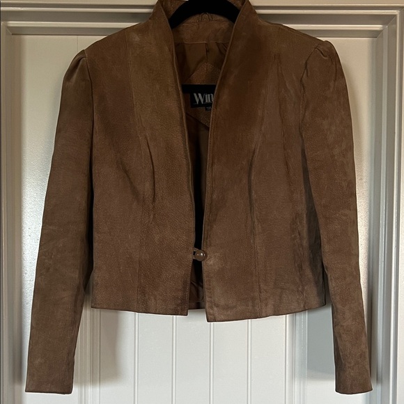 Winlit Jackets & Blazers - Vintage WinLit Suede Leather Jacket